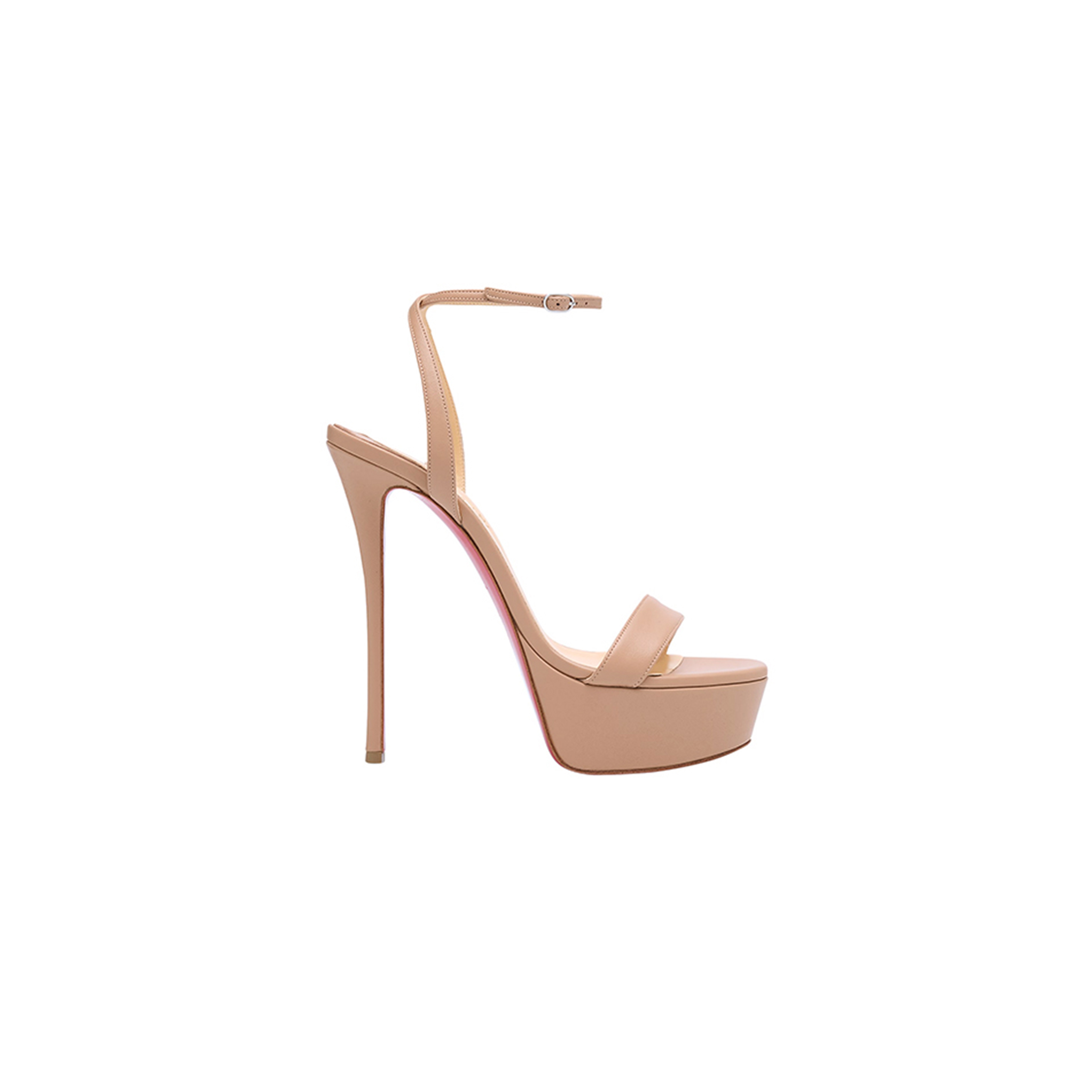 CHRISTIAN LOUBOUTIN LOUBI QUEEN RED SOLE PLATFORM SANDALS 